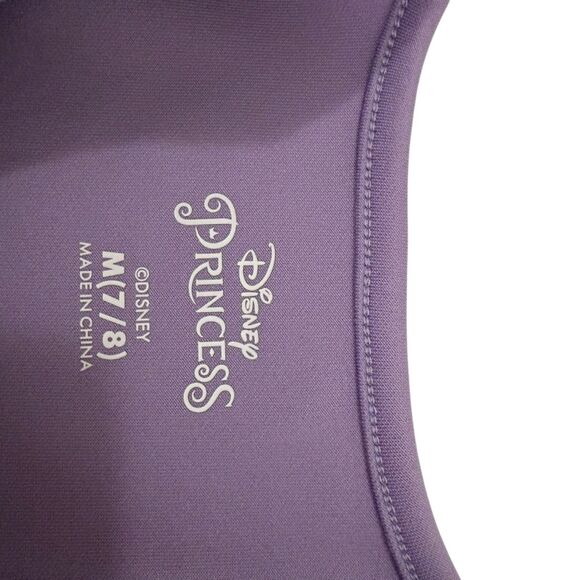 Disney Princess Dress Girl's 7/8 Purple Ariel Little Mermaid Tutu Costume - Picture 6 of 8